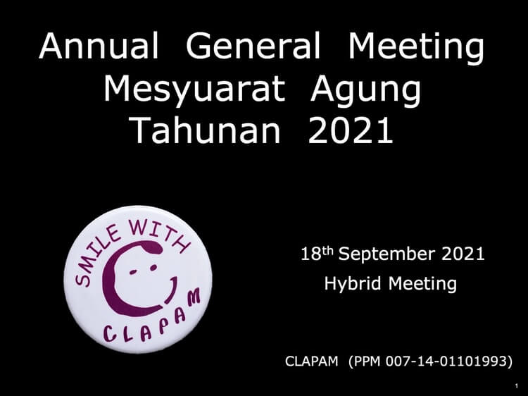 clapam agm 2021